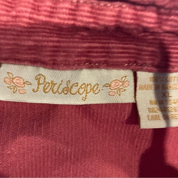 Ladies Vintage Periscope Corduroy Pearl Snap Shirt - Picture 6 of 7